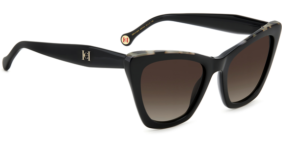 Carolina Herrera HER 0129/S 55 black/brown - Ansicht 5