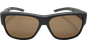 SunRay 06-00310-01 Überbrille, Schwarz/Carbon, Braun matt