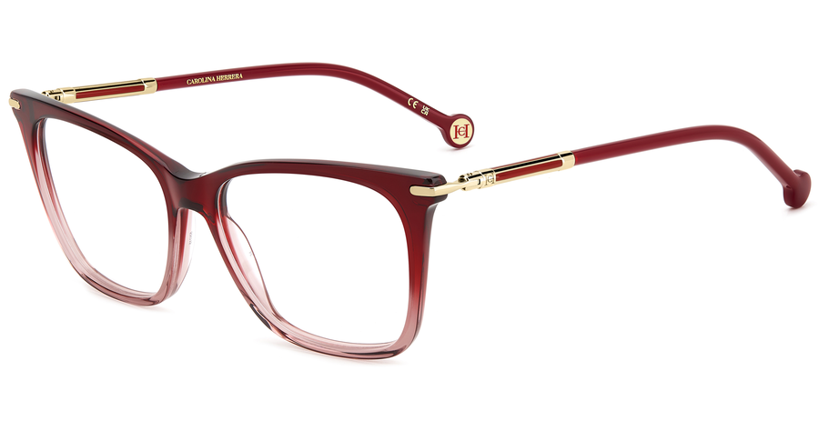 Carolina Herrera Brille Damen Carolina Herrera HER 0232 53 red Ansicht 1