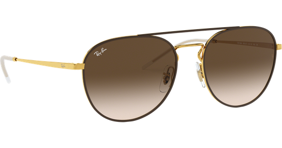 Ray-Ban RB3589 Glänzend Braun / Verlauf Braun 905513 55 - Ansicht 5