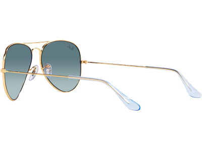 Ray-Ban Sonnenbrille Unisex Ray-Ban Aviator Gradient RB3025 001/3M Gold/ Blau Verlauf 55 - SMALL Ansicht 4