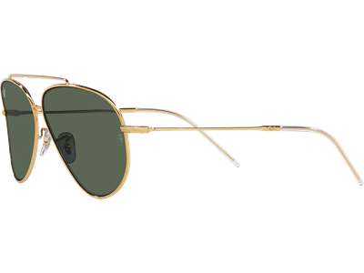 Ray-Ban Sonnenbrille Unisex Ray-Ban Aviator Reverse RBR0101S 001/VR Gold/Grün 59 - MEDIUM Ansicht 2