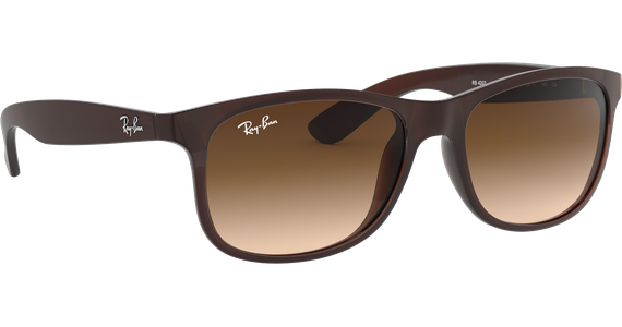 Ray-Ban RB4202 Andy Matt Schwarz / Braun 606971 55 - Ansicht 5