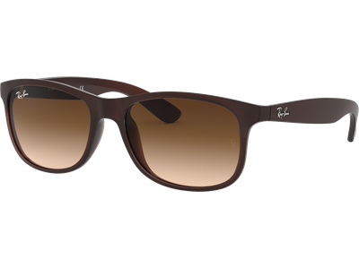 Ray-Ban Sonnenbrille Herren Ray-Ban RB4202 Andy Matt Schwarz / Braun 606971 55 Ansicht 3