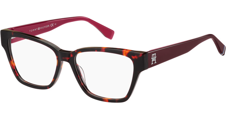 Tommy Hilfiger Brille Damen Tommy Hilfiger TH 2000 53 red Ansicht 1