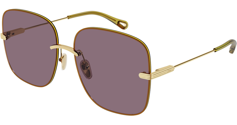 Chloé Sonnenbrille Damen Chloé CH0134S GOLD Ansicht 1