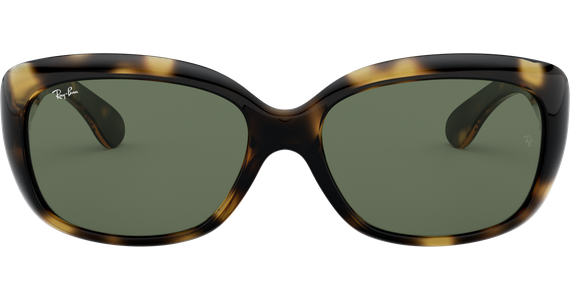 Ray-Ban RB4101 Jackie Ohh Glänzend Hellhavanna / Grün 710 58 - Ansicht 2