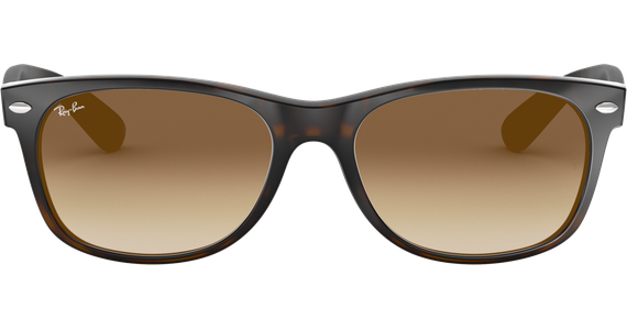 Ray-Ban RB2132 New Wayfarer SMALL Classic Glänzend Tortoise / Braun 710/51 52 - Ansicht 2