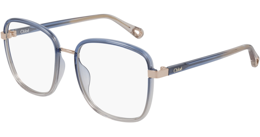 Chloé Brille Damen Chloé CH0034O Blau/Rosé Ansicht 1