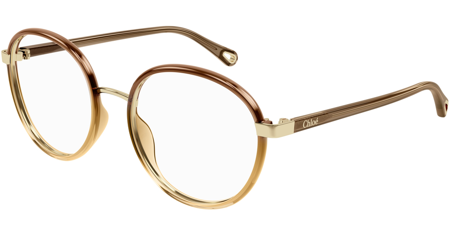 Chloé Brille Damen Chloé CH0033O Braun/Gold Ansicht 1