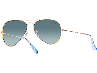 Ray-Ban Sonnenbrille Unisex Ray-Ban Aviator Gradient RB3025 001/3M Gold/ Blau Verlauf 55 - SMALL Ansicht 5