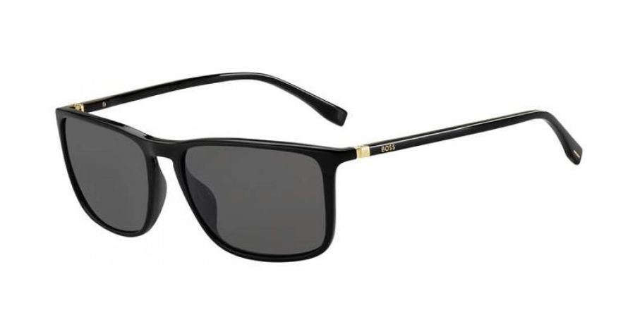 Hugo Boss Sonnenbrille Herren Hugo Boss BOSS 0665/S/IT 57 black/gold Ansicht 1