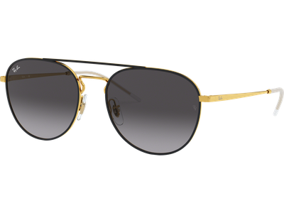 Ray-Ban Sonnenbrille Unisex Ray-Ban RB3589 Glänzend Schwarz / Verlauf Grau 90548G 55 Ansicht 3