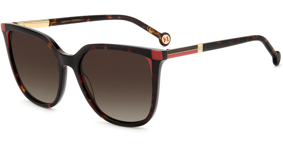 Carolina Herrera Sonnenbrille Damen Carolina Herrera HER 0140/S 54 havanna Ansicht 1