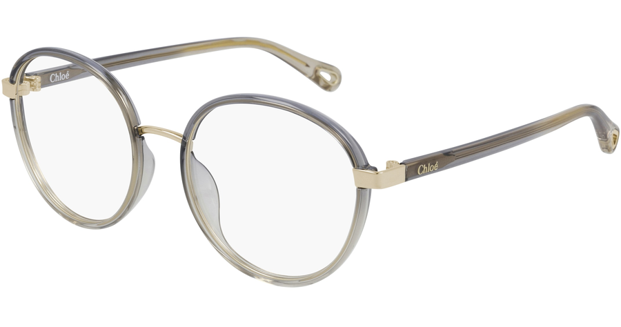 Chloé Brille Damen Chloé CH0033O Grau/Gold Ansicht 1