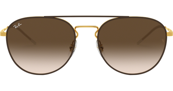 Ray-Ban RB3589 Glänzend Braun / Verlauf Braun 905513 55 - Ansicht 2