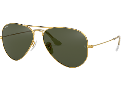 Ray-Ban Sonnenbrille Unisex Ray-Ban Aviator Classic RB3025 L0205 Glänzend Gold / Grün 58 - MEDIUM Ansicht 3