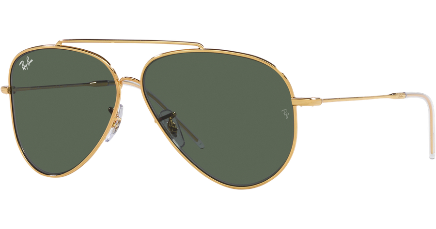 Ray-Ban Sonnenbrille Unisex Ray-Ban Aviator Reverse RBR0101S 001/VR Gold/Grün 59 - MEDIUM Ansicht 1