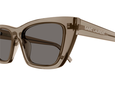 Saint Laurent Sonnenbrille Damen Saint Laurent SL 276 MICA - 045 Braun/Hellgrau - Größe M Ansicht 3