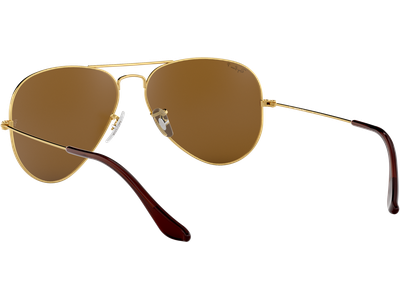 Ray-Ban Sonnenbrille Unisex Ray-Ban Aviator Classic RB3025 001/57 Gold/Braun  62 - LARGE Ansicht 5