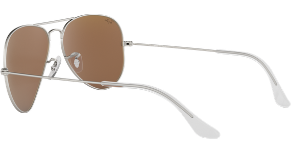 Ray-Ban Aviator Flash Lenses RB3025 019/Z2 Silber/Verspiegelt 58 - MEDIUM - Ansicht 5