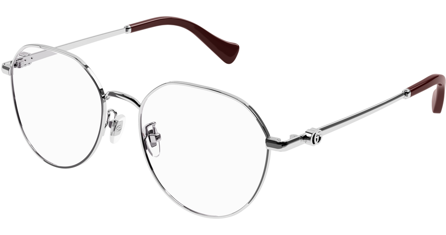 Gucci Brille Damen Gucci GG1145O SILVER Ansicht 1