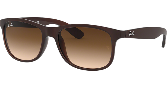 Ray-Ban RB4202 Andy Matt Schwarz / Braun 606971 55 - Ansicht 3