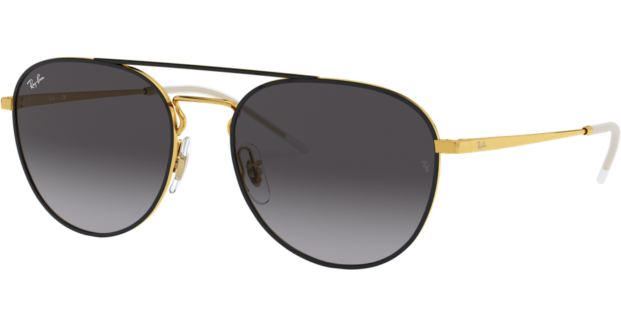 Ray-Ban Sonnenbrille Unisex Ray-Ban RB3589 Glänzend Schwarz / Verlauf Grau 90548G 55 Ansicht 1