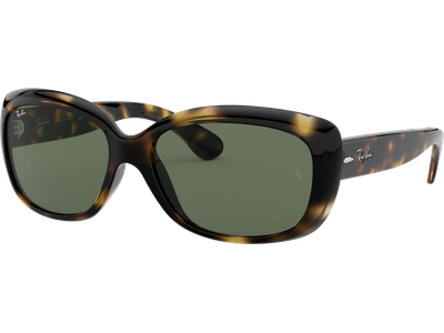 Ray-Ban Sonnenbrille Damen Ray-Ban RB4101 Jackie Ohh Glänzend Hellhavanna / Grün 710 58 Ansicht 3