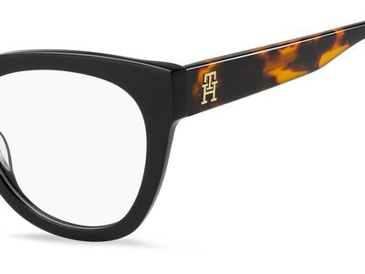 Tommy Hilfiger Brille Damen Tommy Hilfiger TH 2054 52 black Ansicht 3