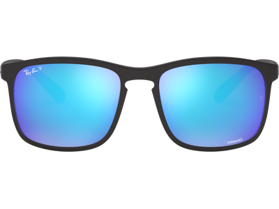 Ray-Ban Sonnenbrille Herren Ray-Ban RB4264 Matt Schwarz / Blau Chromance Polarisiert 601SA1 54 Ansicht 2