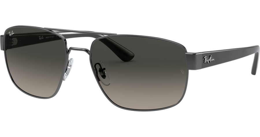 Ray-Ban Sonnenbrille Herren Ray-Ban RB3663 Glänzend Gunmetall / Verlauf Grau 004/71 60 Ansicht 1