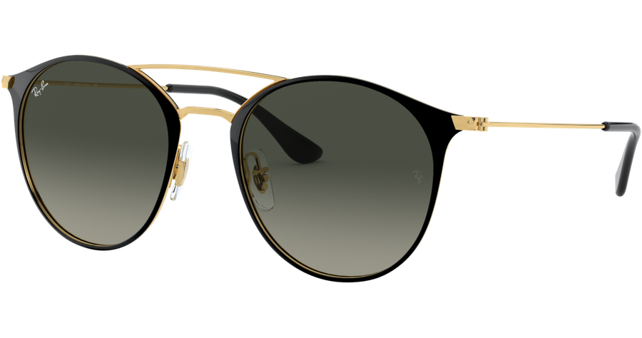 Ray-Ban Sonnenbrille Unisex Ray-Ban RB3546 Glänzend Schwarz / Verlauf Grau 187/71 52 Ansicht 1