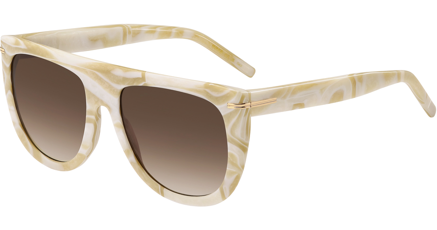 Hugo Boss Sonnenbrille Damen Hugo Boss BOSS 1655/S 56 PEARLED BEIGE WHITE Ansicht 1