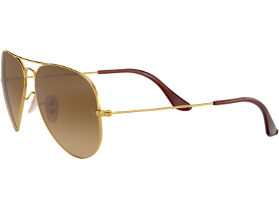 Ray-Ban Sonnenbrille Unisex Ray-Ban Aviator Gradient RB3025 001/M2 Gold/Braun 58 - MEDIUM Ansicht 2