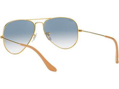 Ray-Ban Sonnenbrille Unisex Ray-Ban Aviator Gradient RB3025 001/3F Gold/Blau 62 - LARGE Ansicht 5