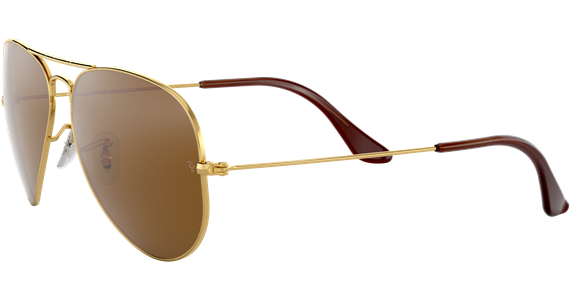 Ray-Ban Aviator Classic RB3025 001/57 Gold/Braun  62 - LARGE - Ansicht 3