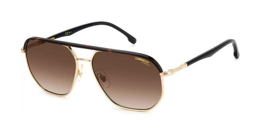 Carrera Sonnenbrille Herren Carrera CARRERA 304/S 59 GOLD HAVANA Ansicht 1