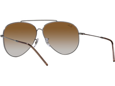 Ray-Ban Sonnenbrille Unisex Ray-Ban Aviator Reverse RBR0101S 004/CB Silber/Braun - MEDIUM Ansicht 5