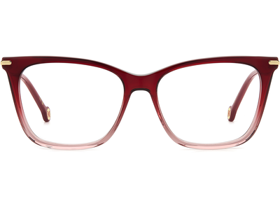 Carolina Herrera Brille Damen Carolina Herrera HER 0232 53 red Ansicht 2