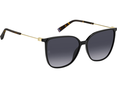 Tommy Hilfiger Sonnenbrille Damen Tommy Hilfiger TH 2095/S 57 black Ansicht 4