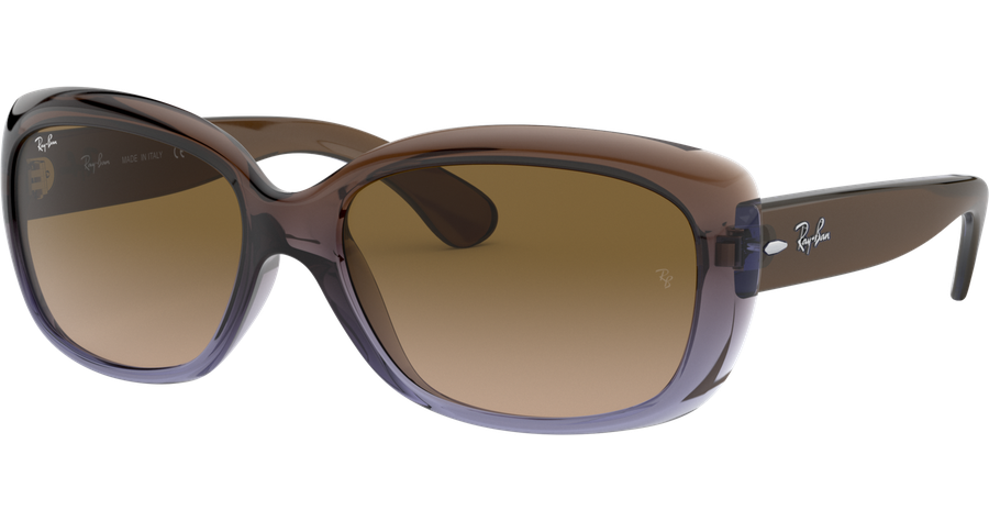 Ray-Ban Sonnenbrille Damen Ray-Ban RB4101 Jackie Ohh Glänzend Braun / Verlauf Braun 860/51 58 Ansicht 1