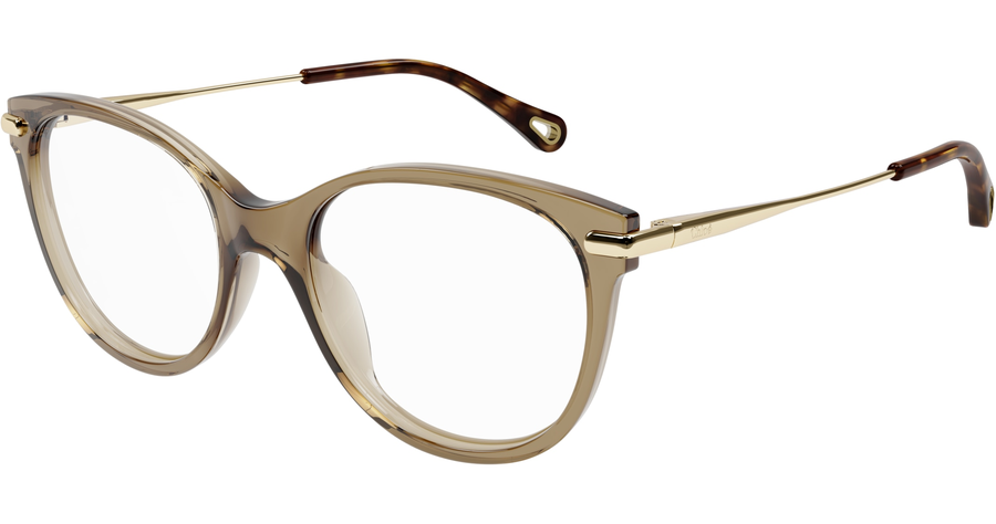 Chloé Brille Damen Chloé CH0058O Braun/Gold Ansicht 1