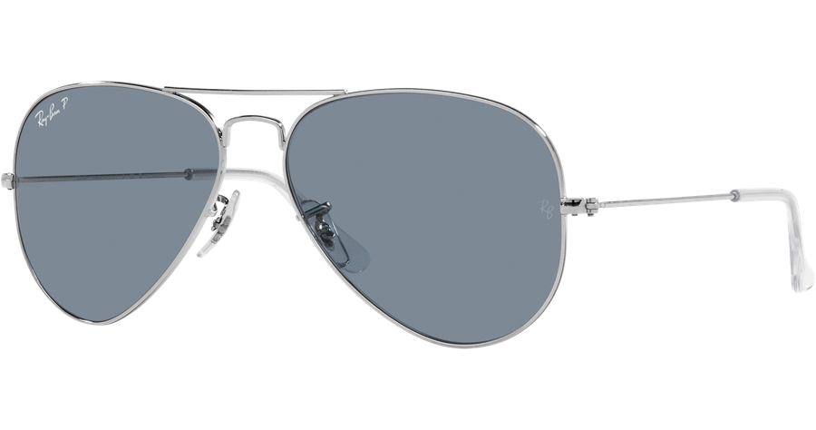 Ray-Ban Sonnenbrille Unisex Ray-Ban Aviator Classic RB3025 003/02 Silber/Blau 58 - MEDIUM Ansicht 1