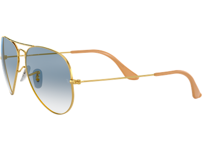 Ray-Ban Sonnenbrille Unisex Ray-Ban Aviator Gradient RB3025 001/3F Gold/Blau 62 - LARGE Ansicht 2