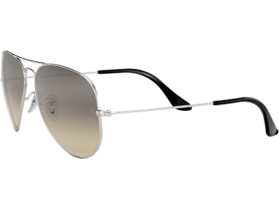 Ray-Ban Sonnenbrille Unisex Ray-Ban Aviator Gradient RB3025 003/32 Silber/Grau 58 - MEDIUM Ansicht 2