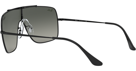 Ray-Ban Wings II RB3697 002/11 Schwarz/Grau - Ansicht 5