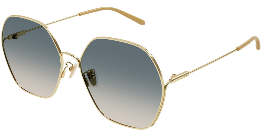 Chloé Sonnenbrille Damen Chloé CH0169SA GOLD Ansicht 1