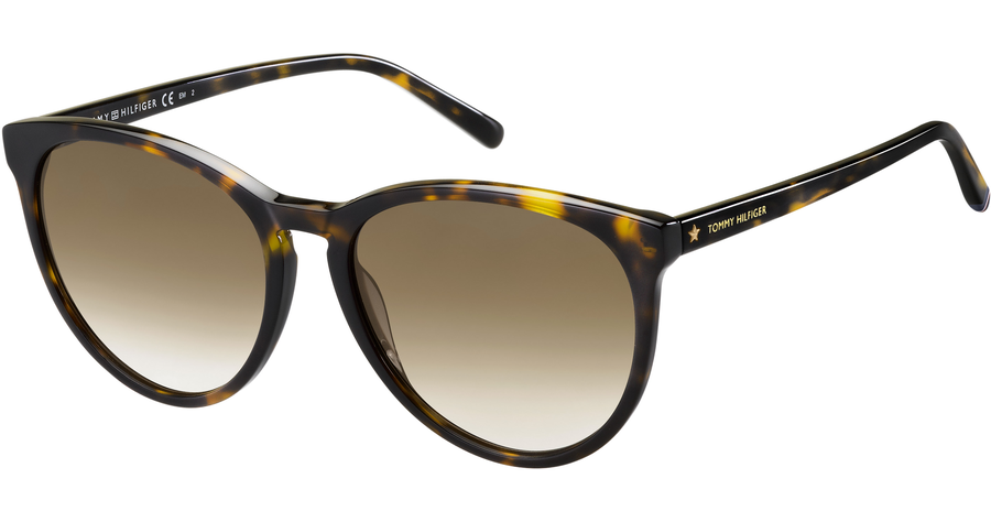 Tommy Hilfiger Sonnenbrille Damen Tommy Hilfiger TH 1724/S 56 havanna Ansicht 1