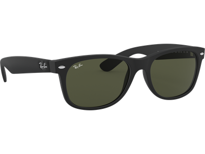 Ray-Ban Sonnenbrille Unisex Ray-Ban RB2132 New Wayfarer Classic Matt Schwarz / Grün 622 55 Ansicht 5